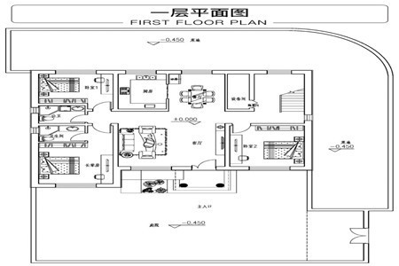 农村二层图纸设计效果图推荐，精致布局，建房首选！