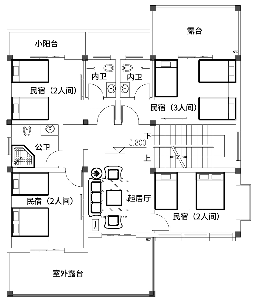 二层平面图