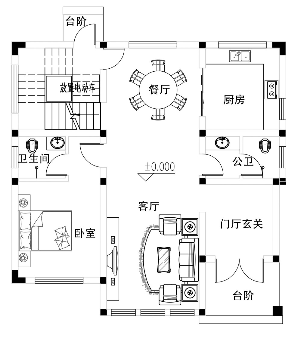 一层平面图