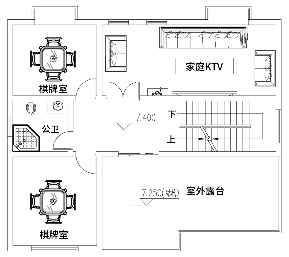 三层平面图