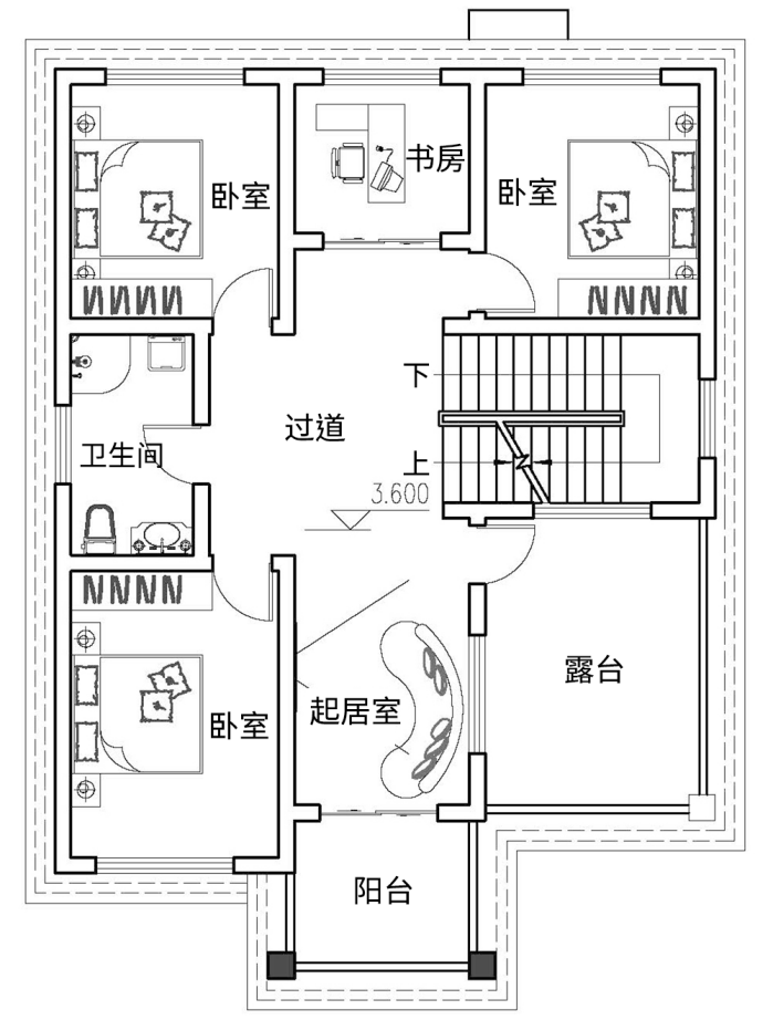 二层平面图