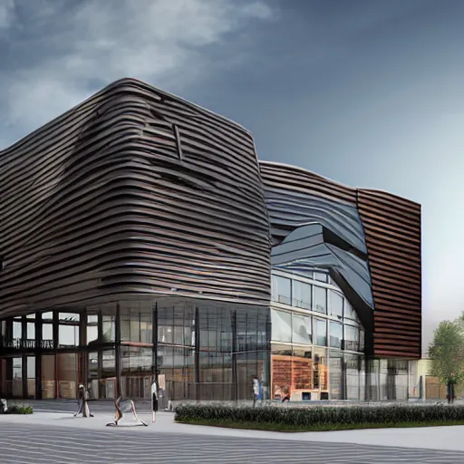 mac 建筑渲染:呈现建筑外立面的工艺美学