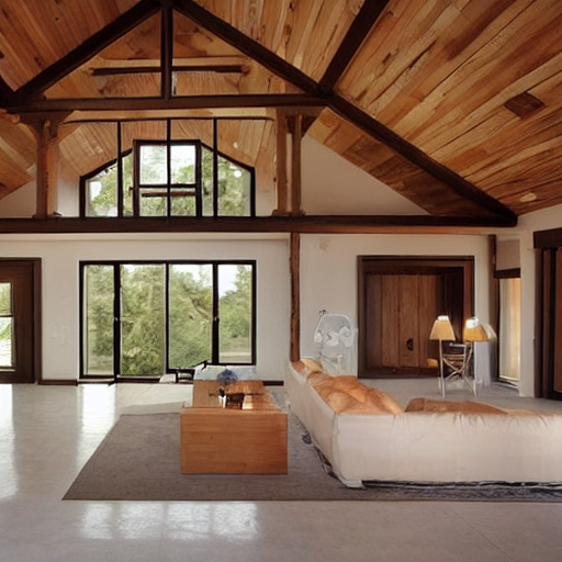 农村二层别墅设计图: 应用实木建材的完美结合-1
